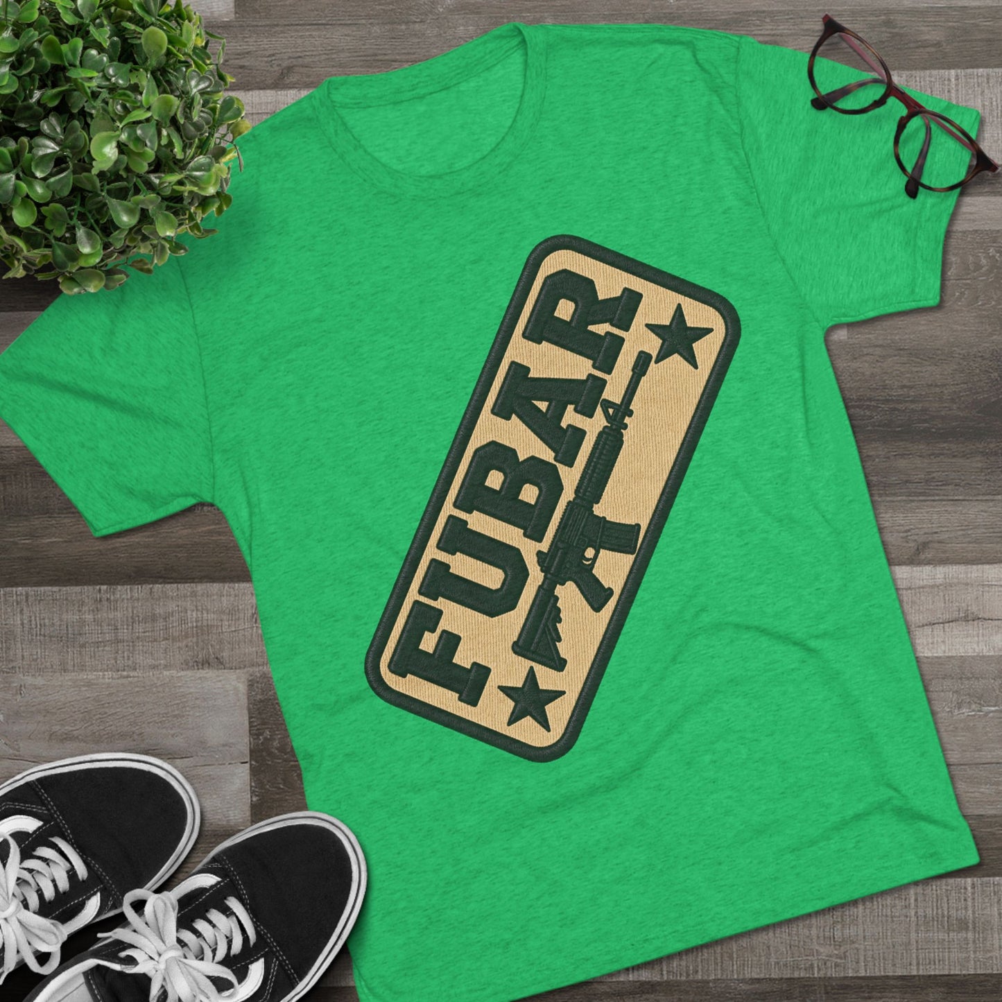 Fubar Front-Support Our Troops Pinup on Back