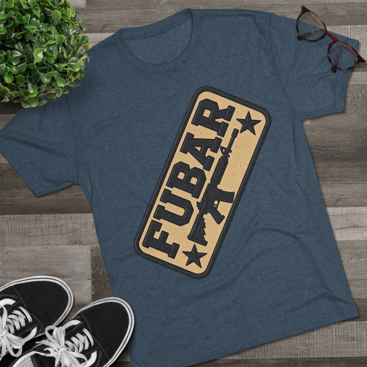 Fubar Front-Support Our Troops Pinup on Back