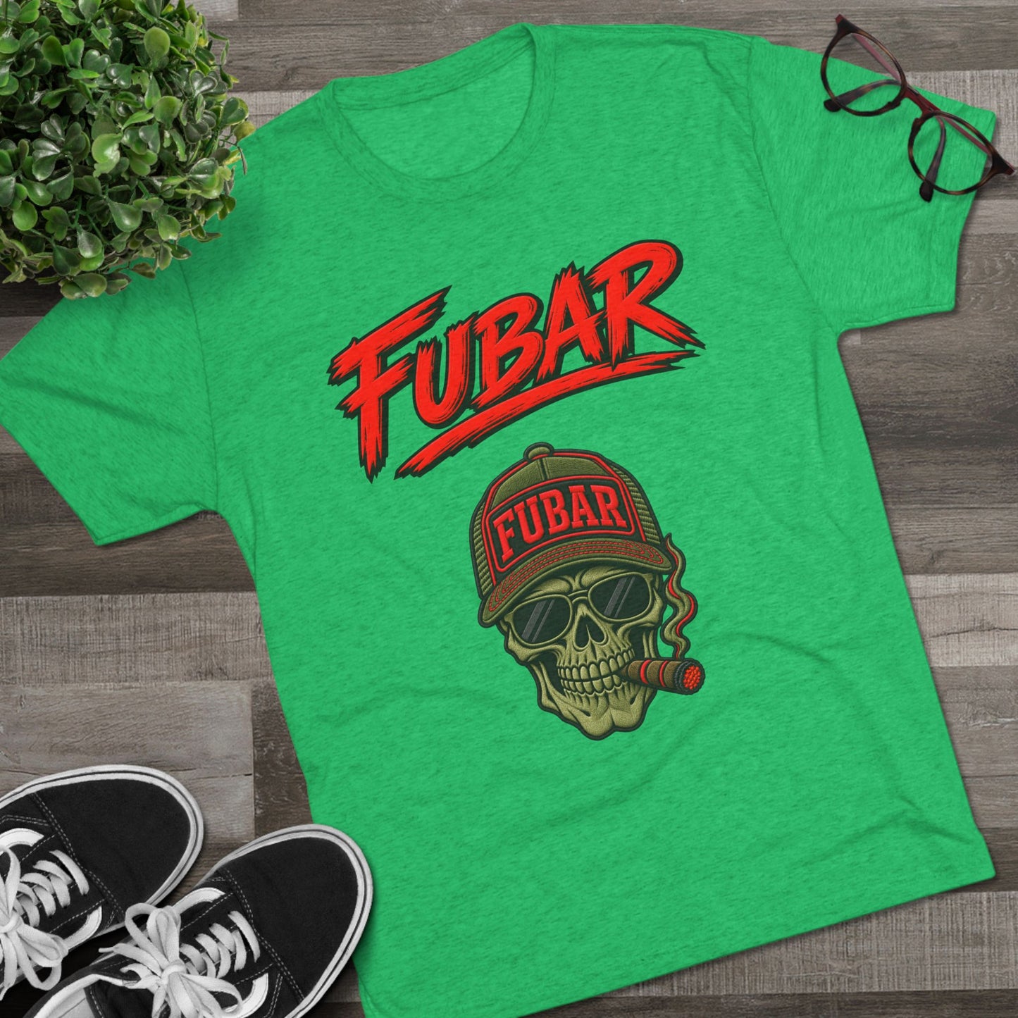 FUBAR Skull & Crest Tee