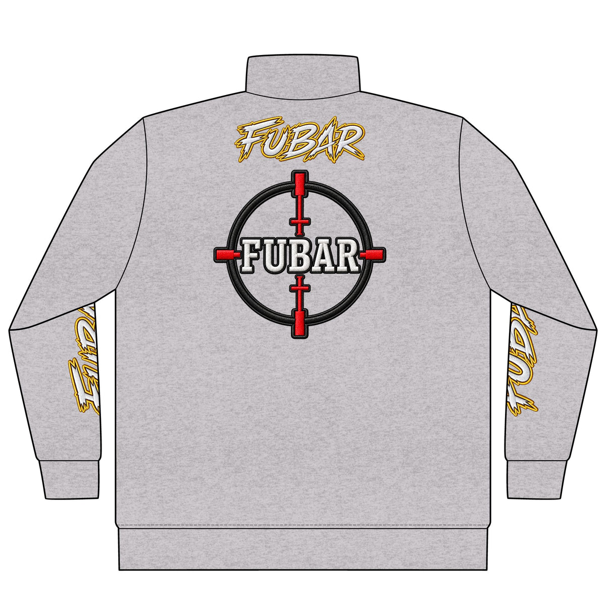 FUBAR Target Logo Quarter-Zip Pullover