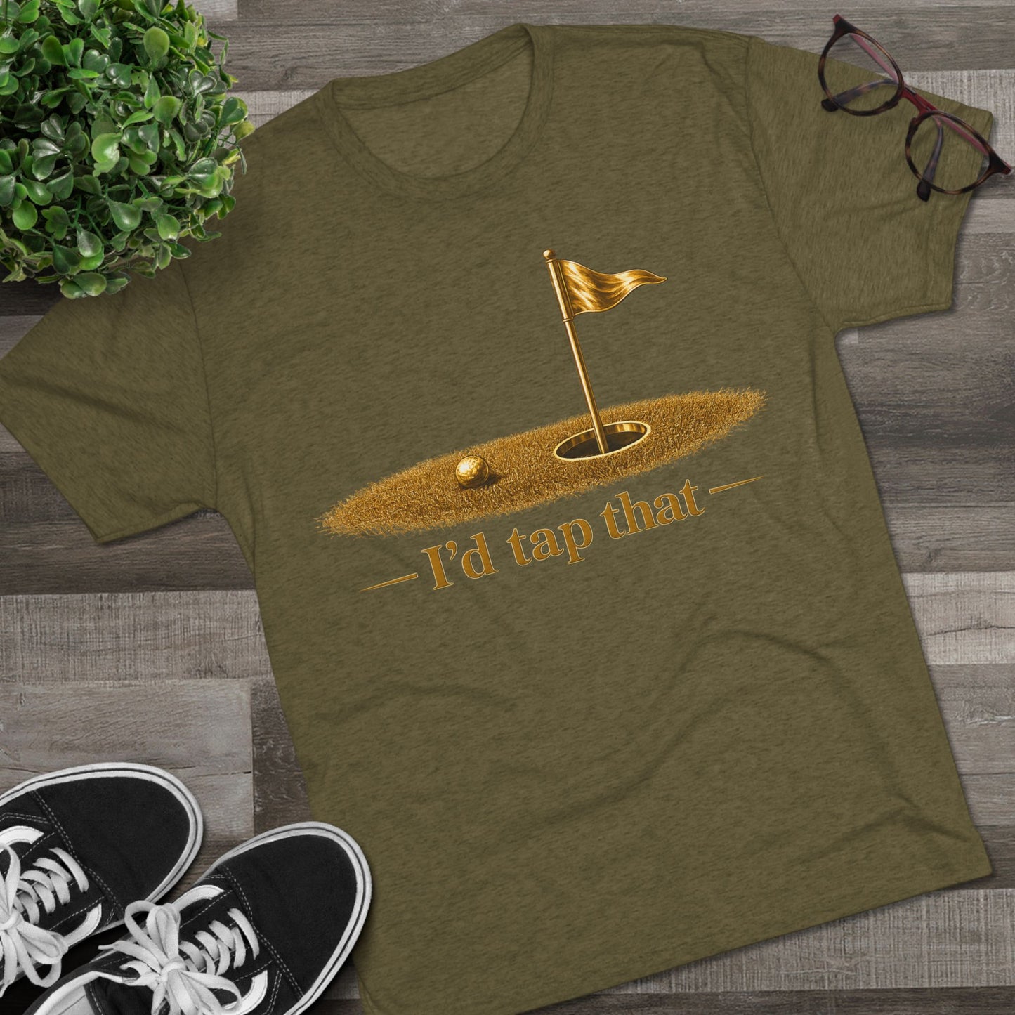 "I'd Tap That" with Skull Cigar FUBAR Back Graphic