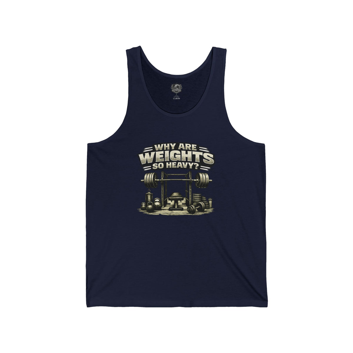 Fitness Tank Top — "Why Are Weights So Heavy?"