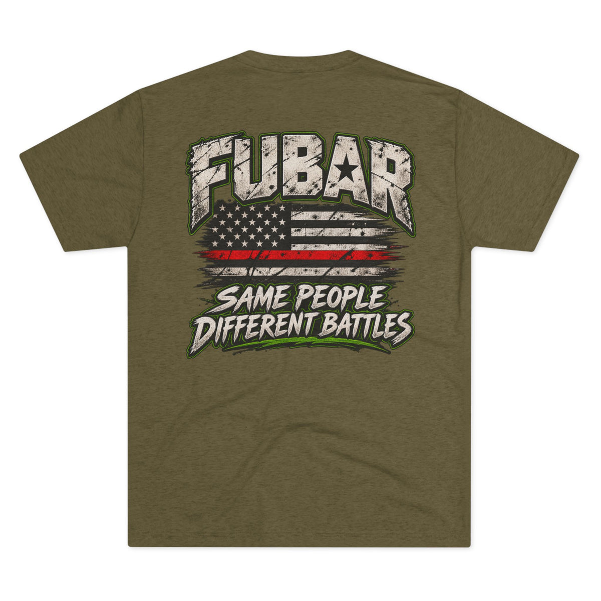 'Same People Different Battles' Patriotic Skull T-Shirt