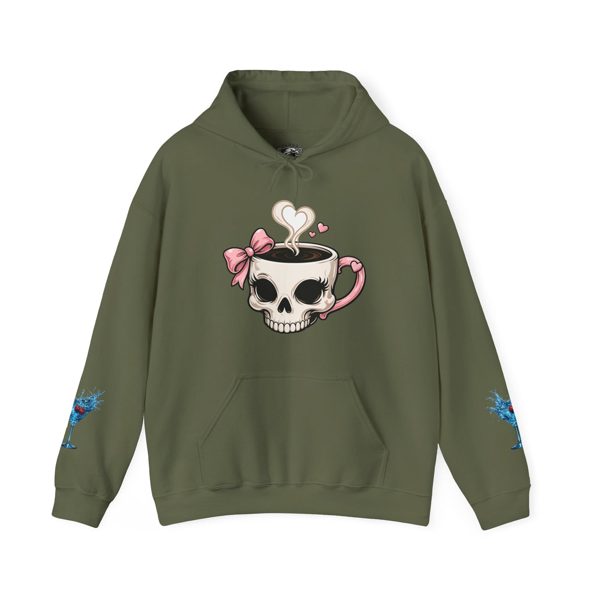 Women's Skull Coffee Hoodie