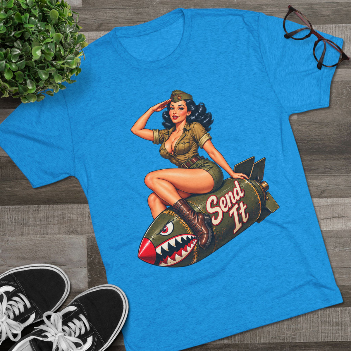 Send It Pinup Bomb Tee
