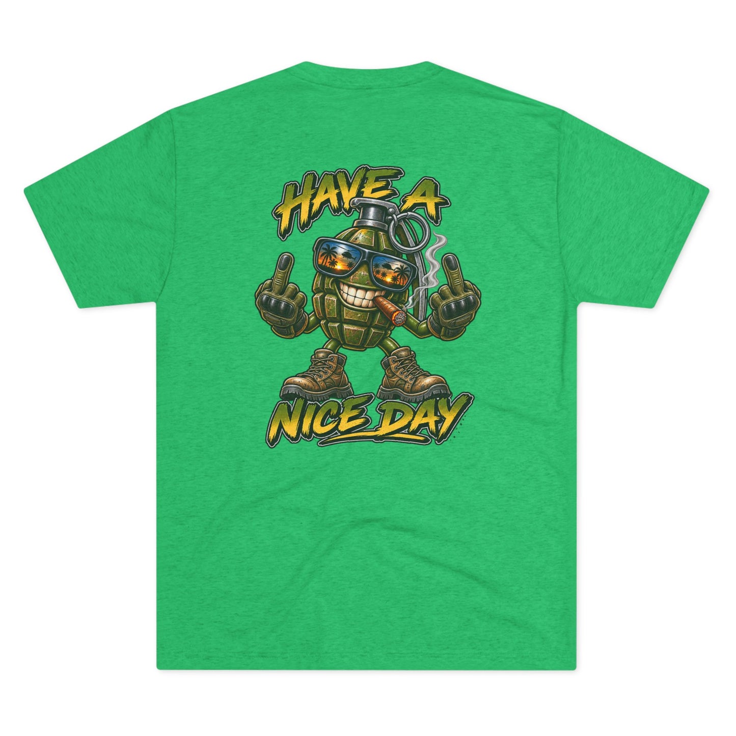 'Send It' RPG Girl & 'Have a Nice Day' Grenade Graphic