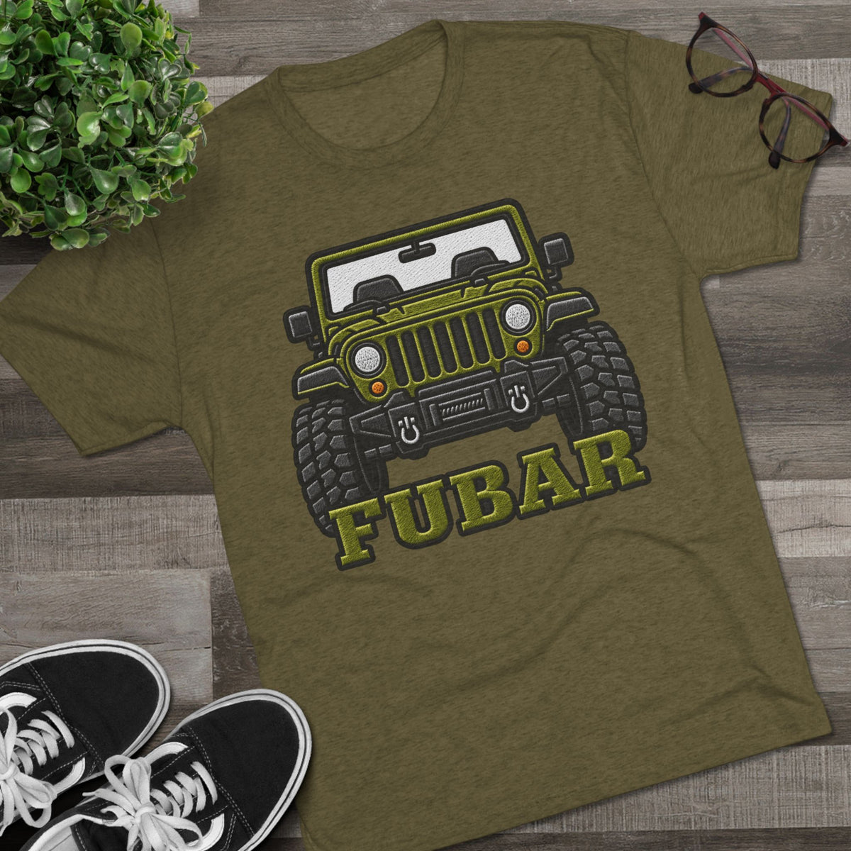 FUBAR Military Jeep T‑Shirt