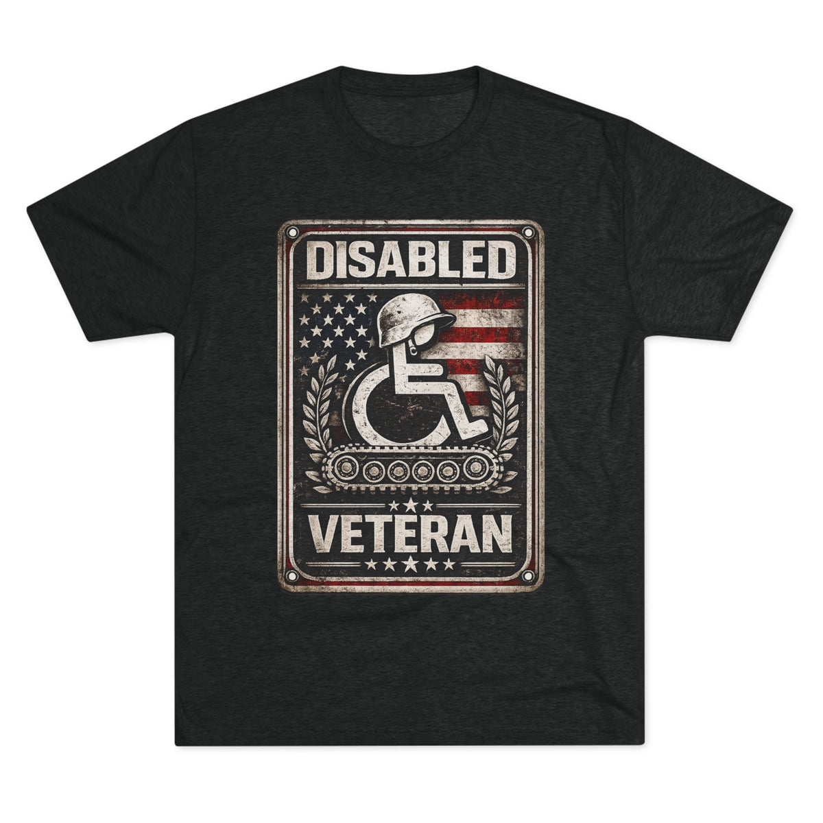 Disabled Veteran T-Shirt — I Say Random Offensive Shit” Back