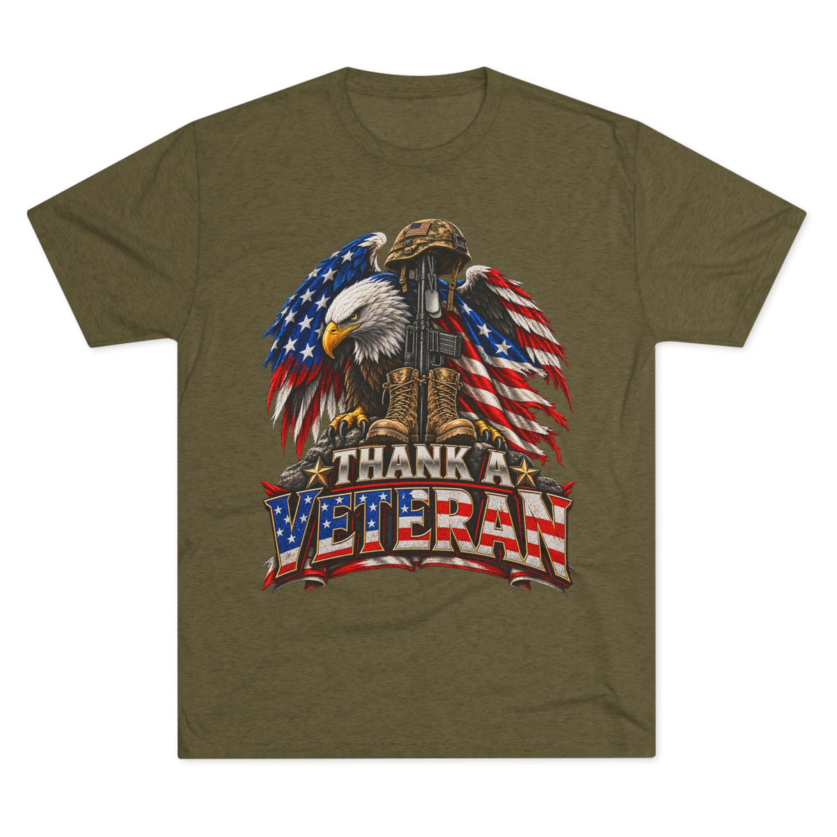 "Thank a Veteran" Eagle & Helmet Americana