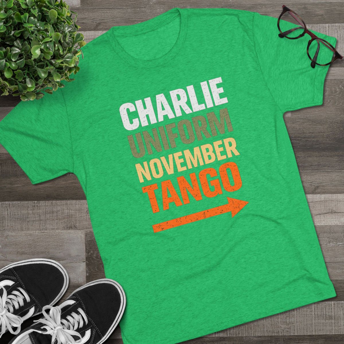 Charlie Uniform November Tango T‑Shirt