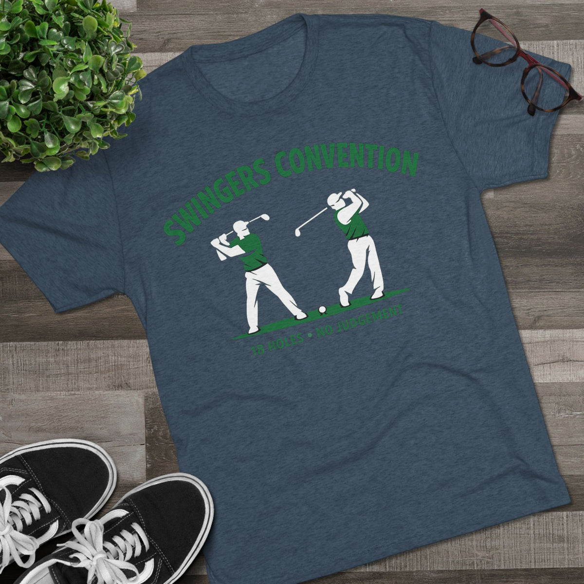 “18 Holes • No Judgement” Funny Golf Shirt