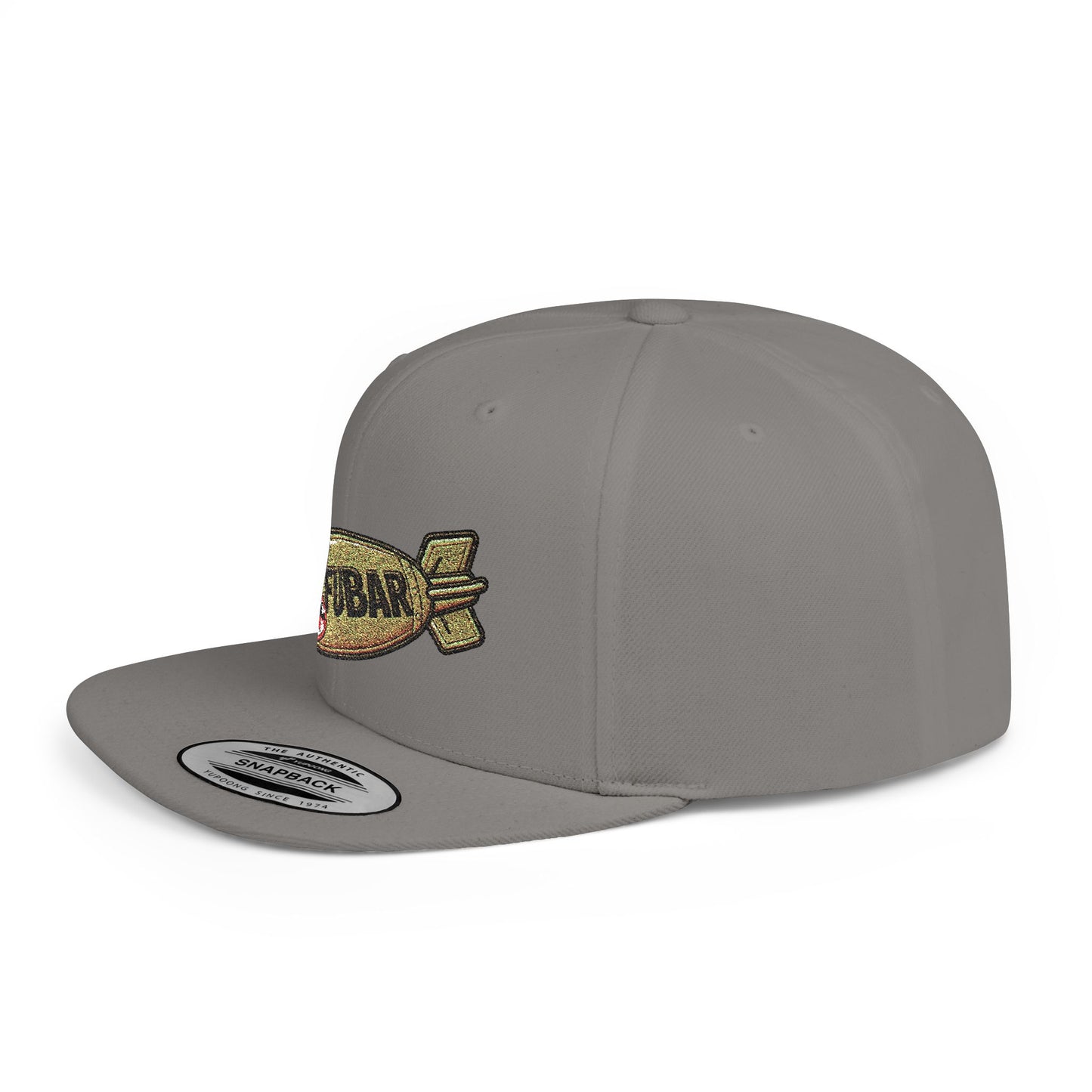 FUBAR Shark Bomber Patch Snapback Hat