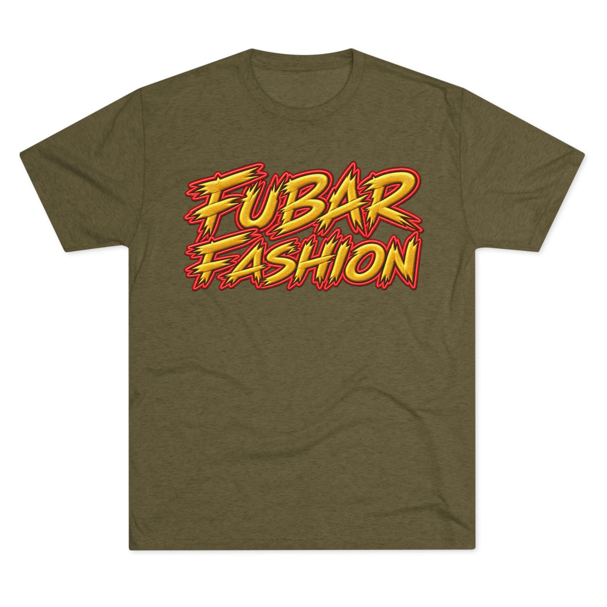 FUBAR Fashion Skull Tee — Retro Skull with Cap & Cigar Graphic