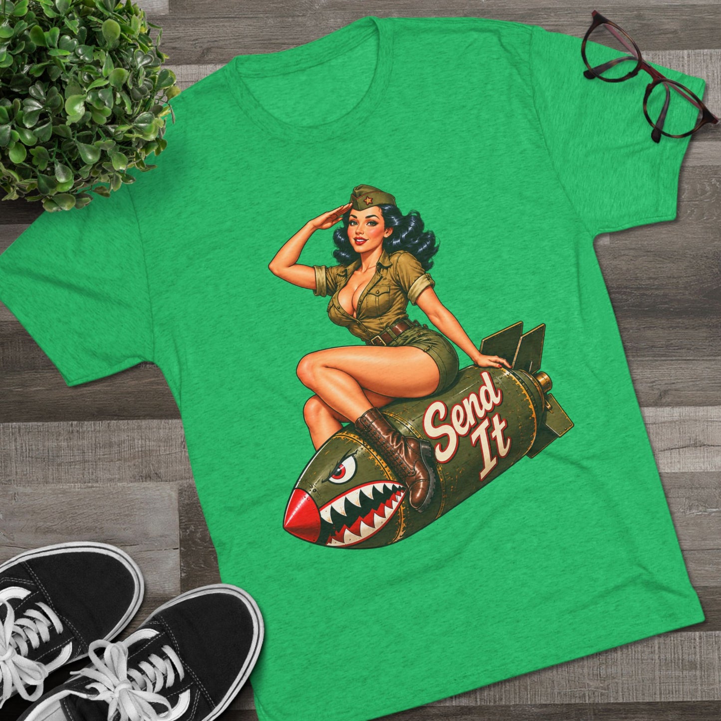 Send It Pinup Bomb Tee