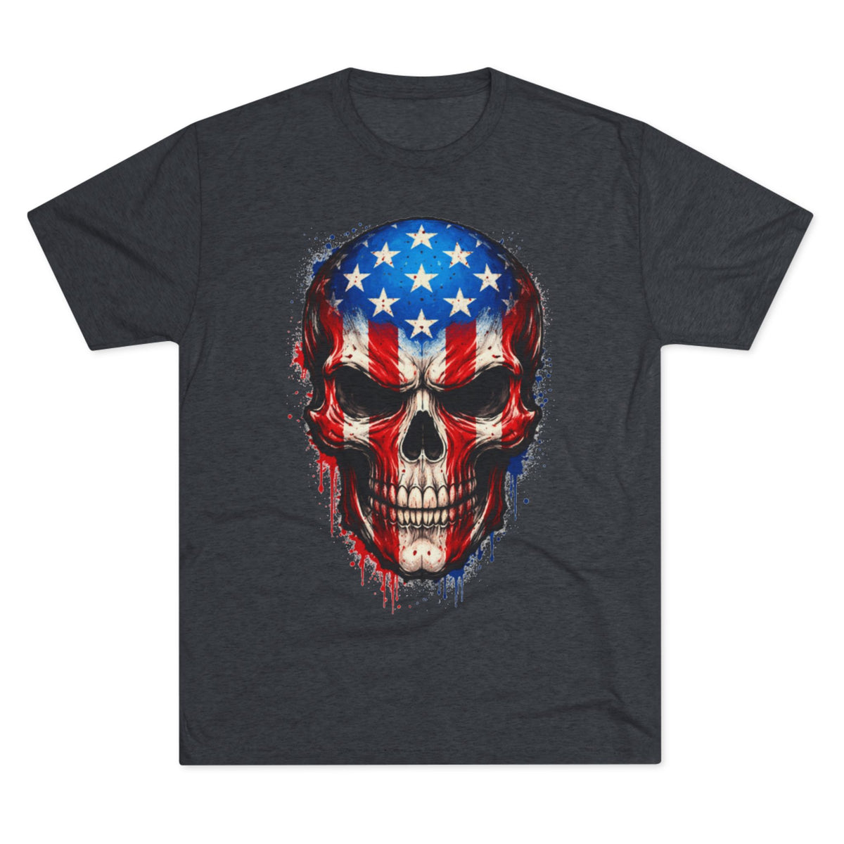 American Flag Skull T-Shirt — FUBAR Graphic Tee