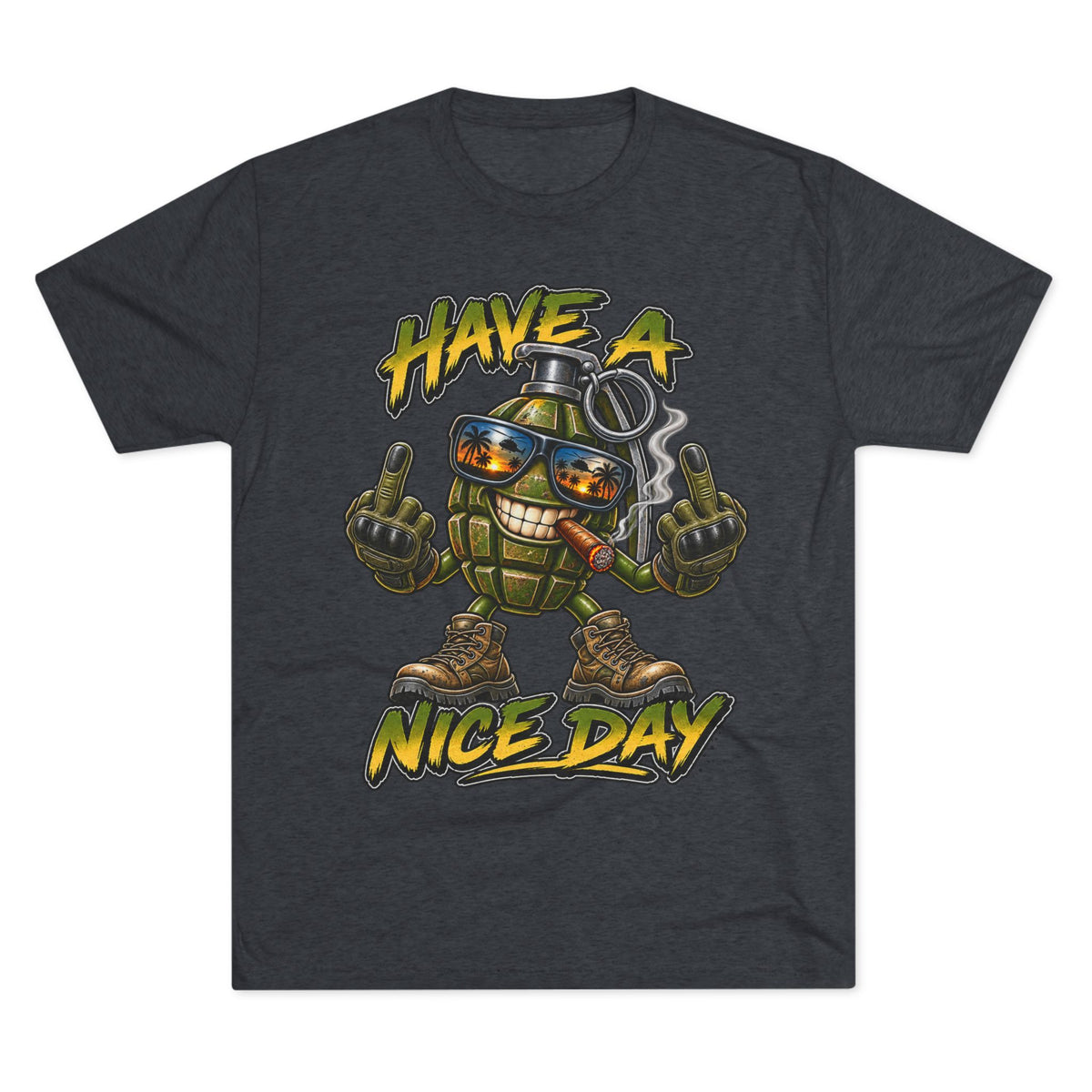 Have A Nice Day Grenade T-Shirt