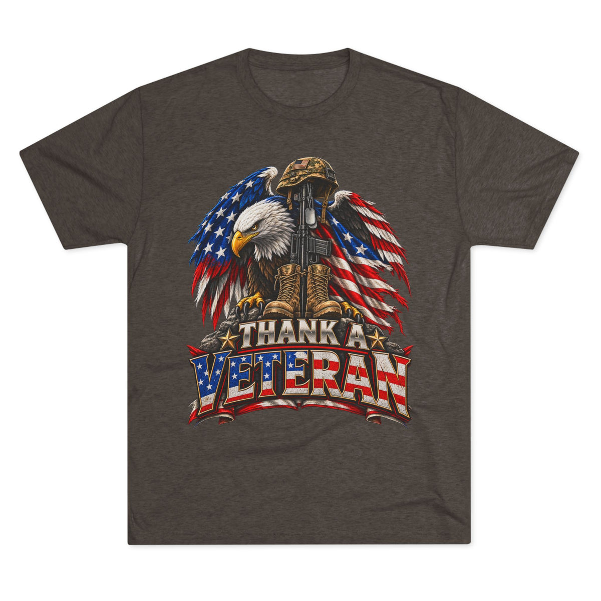 "Thank a Veteran" Eagle & Helmet Americana