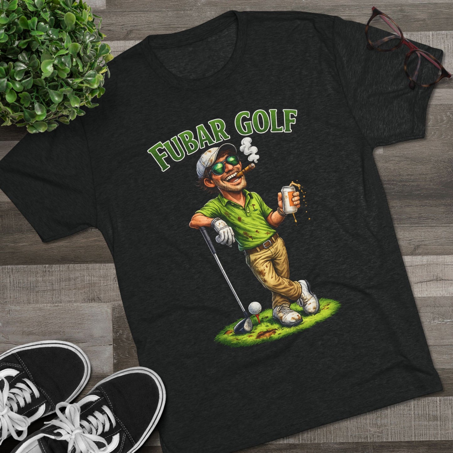 FUBAR Golf Cartoon Shirt