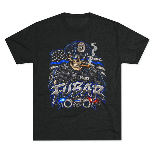 Police FUBAR Skull Tee