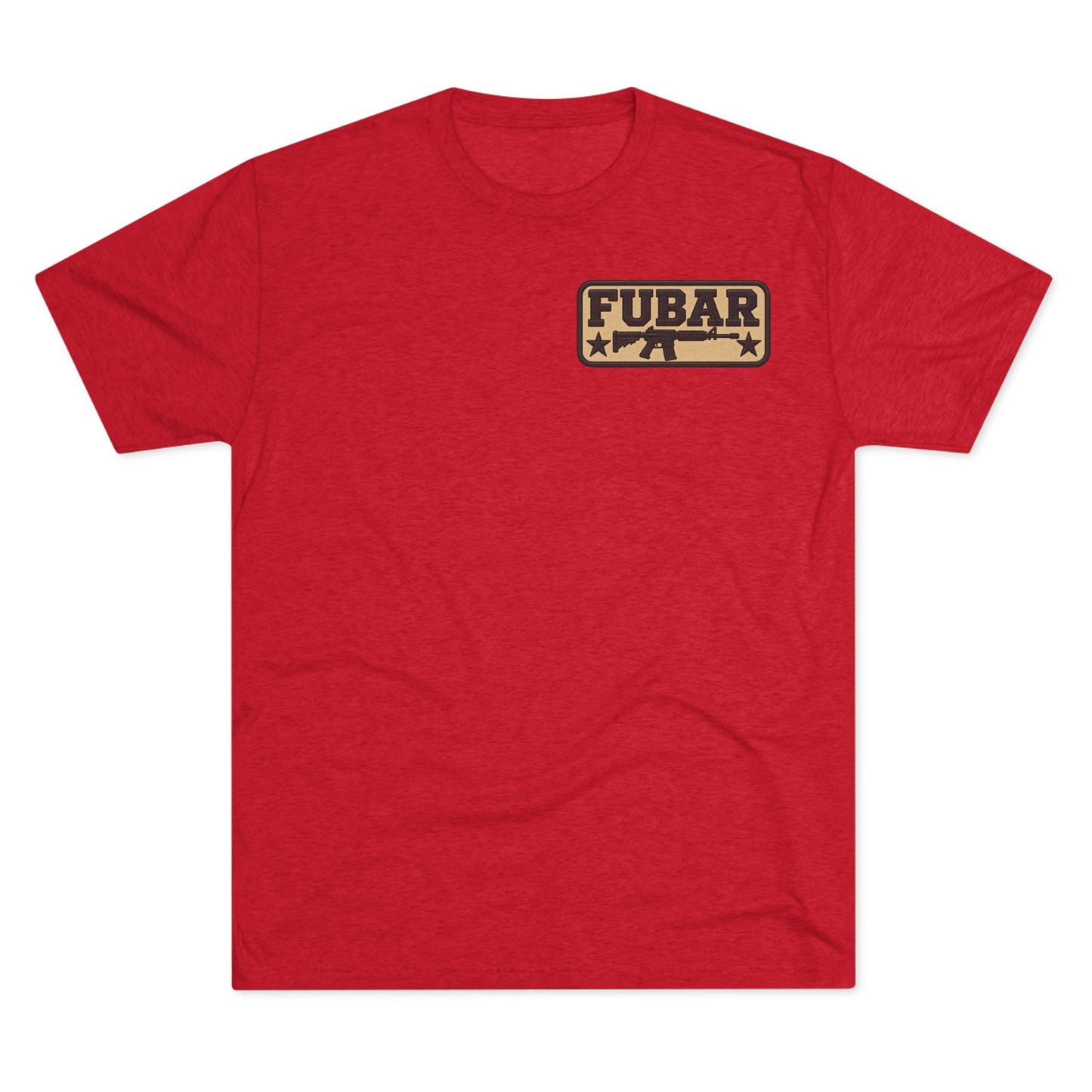 Classic FUBAR Skull (Red Tee)