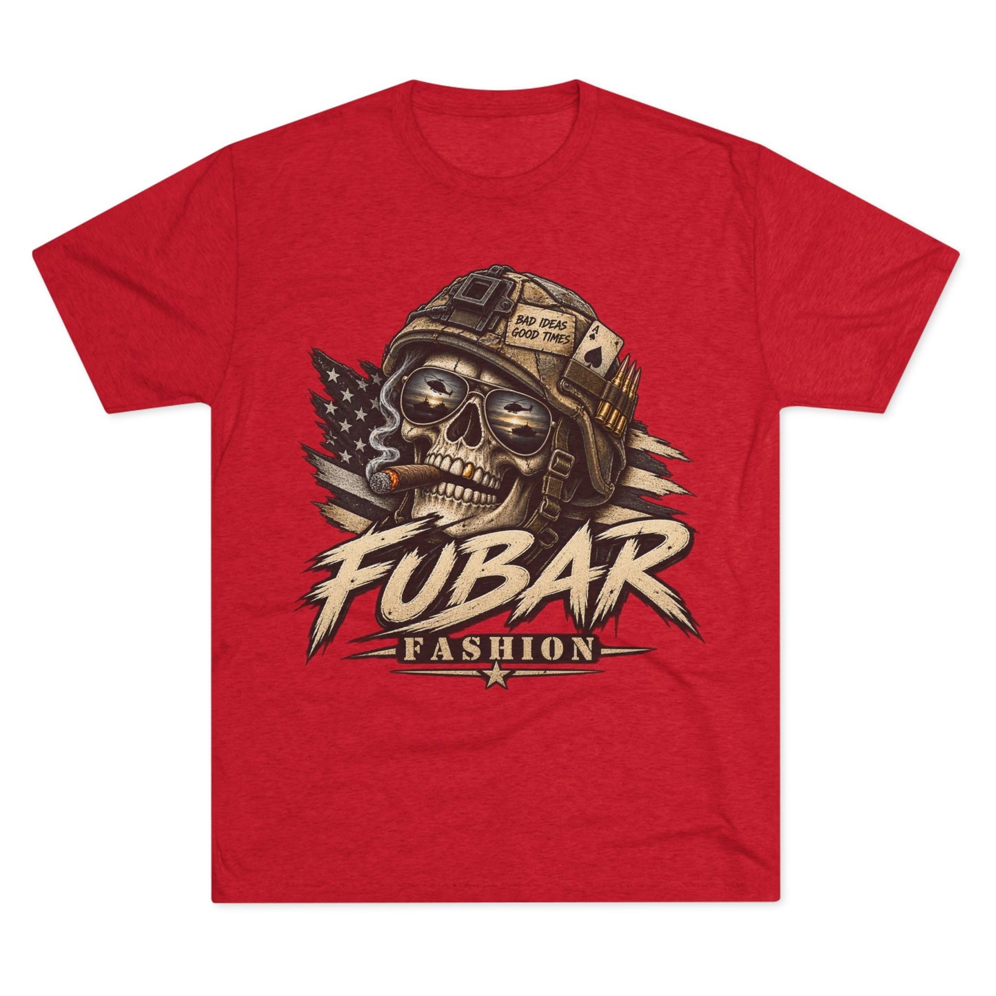 Skull Soldier FUBAR Graphic Tee