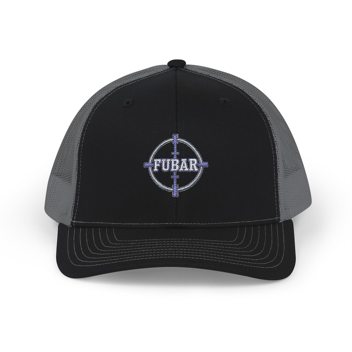 Richardson FUBAR Target Snapback Trucker Cap (Embroidered)