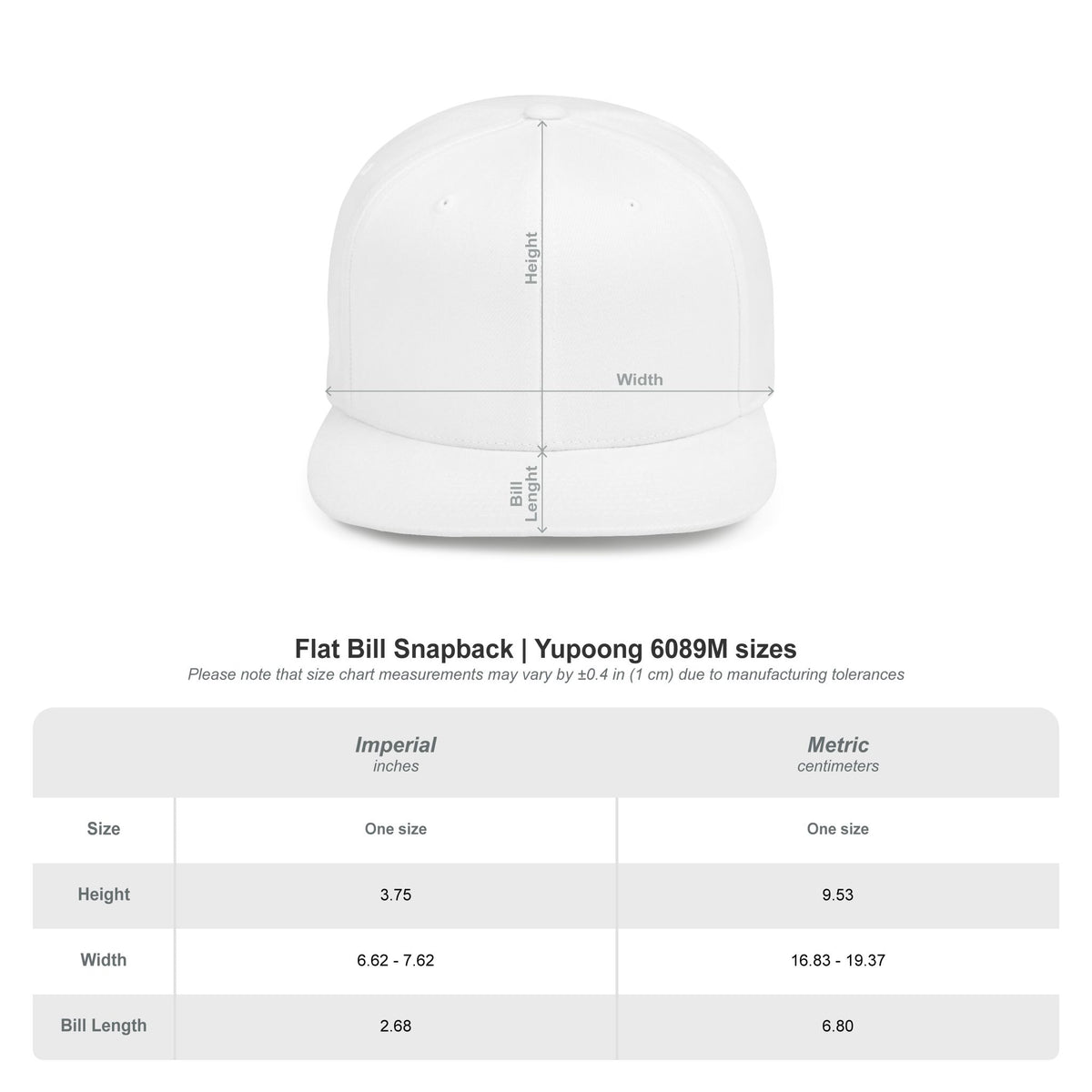Snapback Hat — Gold 'FUBAR' Gun Embroidery