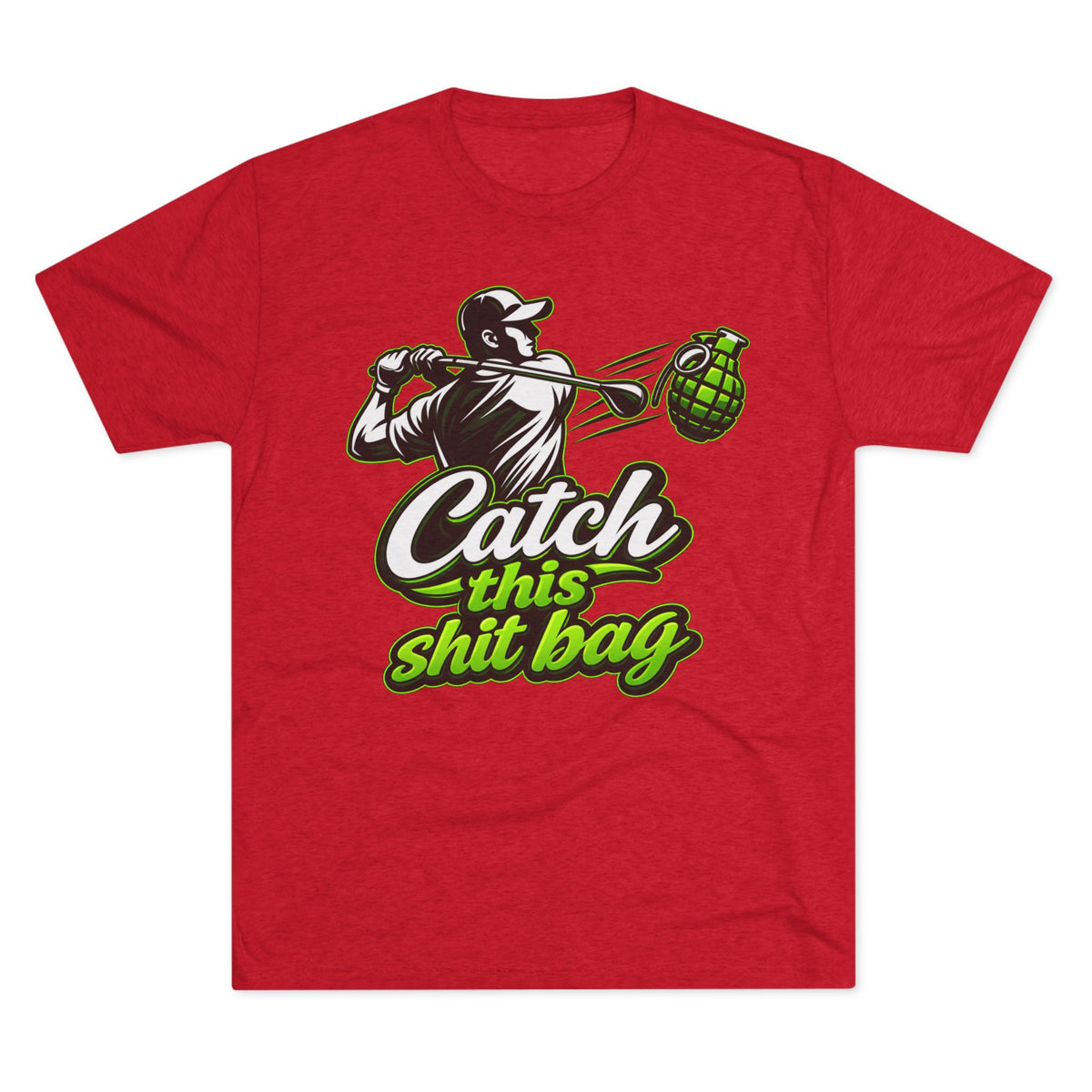 Catch This Shit Bag Baseball Tee