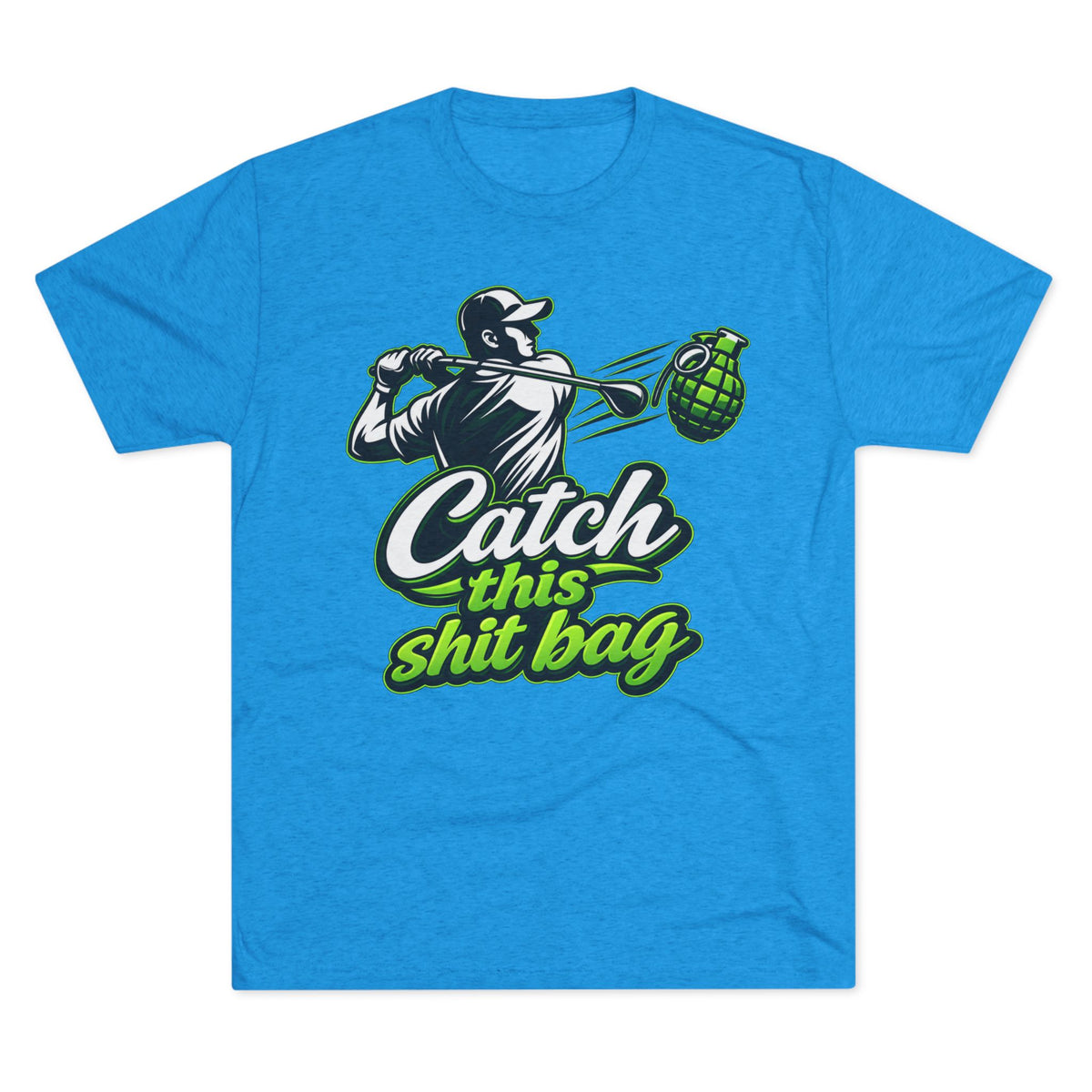 Catch This Shit Bag Baseball Tee