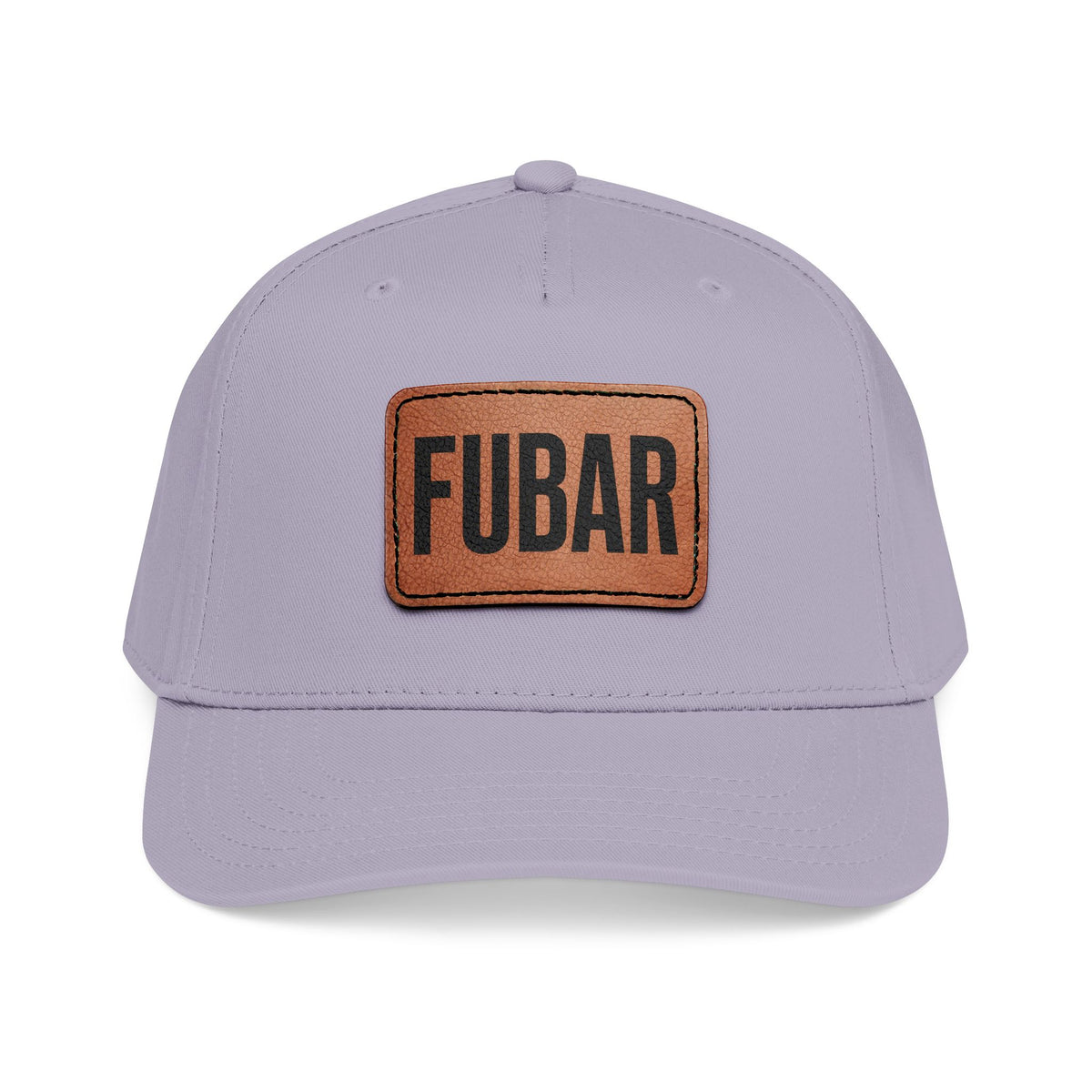 FUBAR Classic Leather Patch Hat