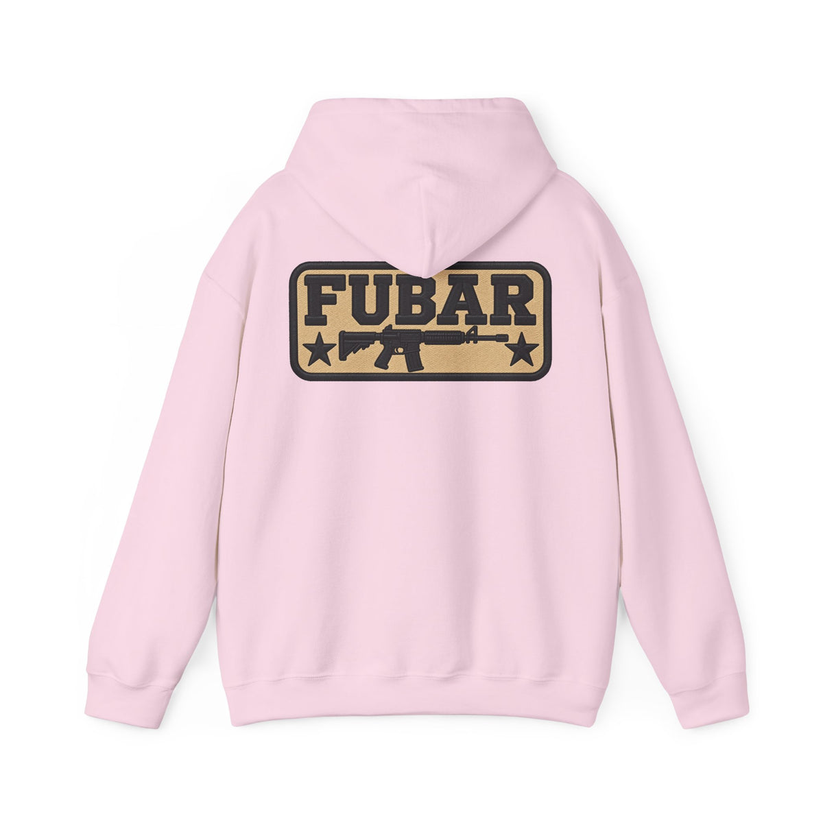 FUBAR Skull Hoodie – Tactical Skull & Rifle Graphic Pullover