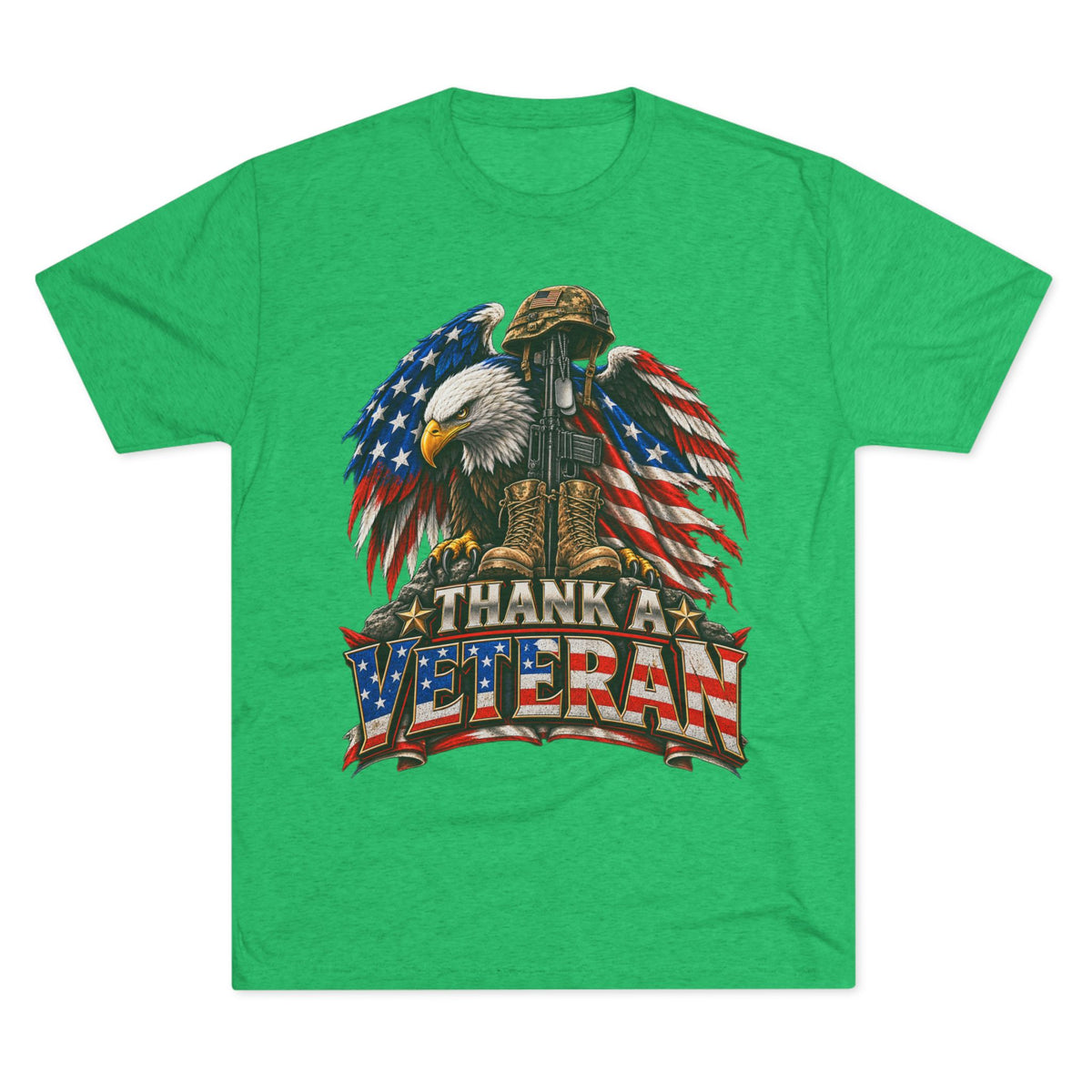 "Thank a Veteran" Eagle & Helmet Americana