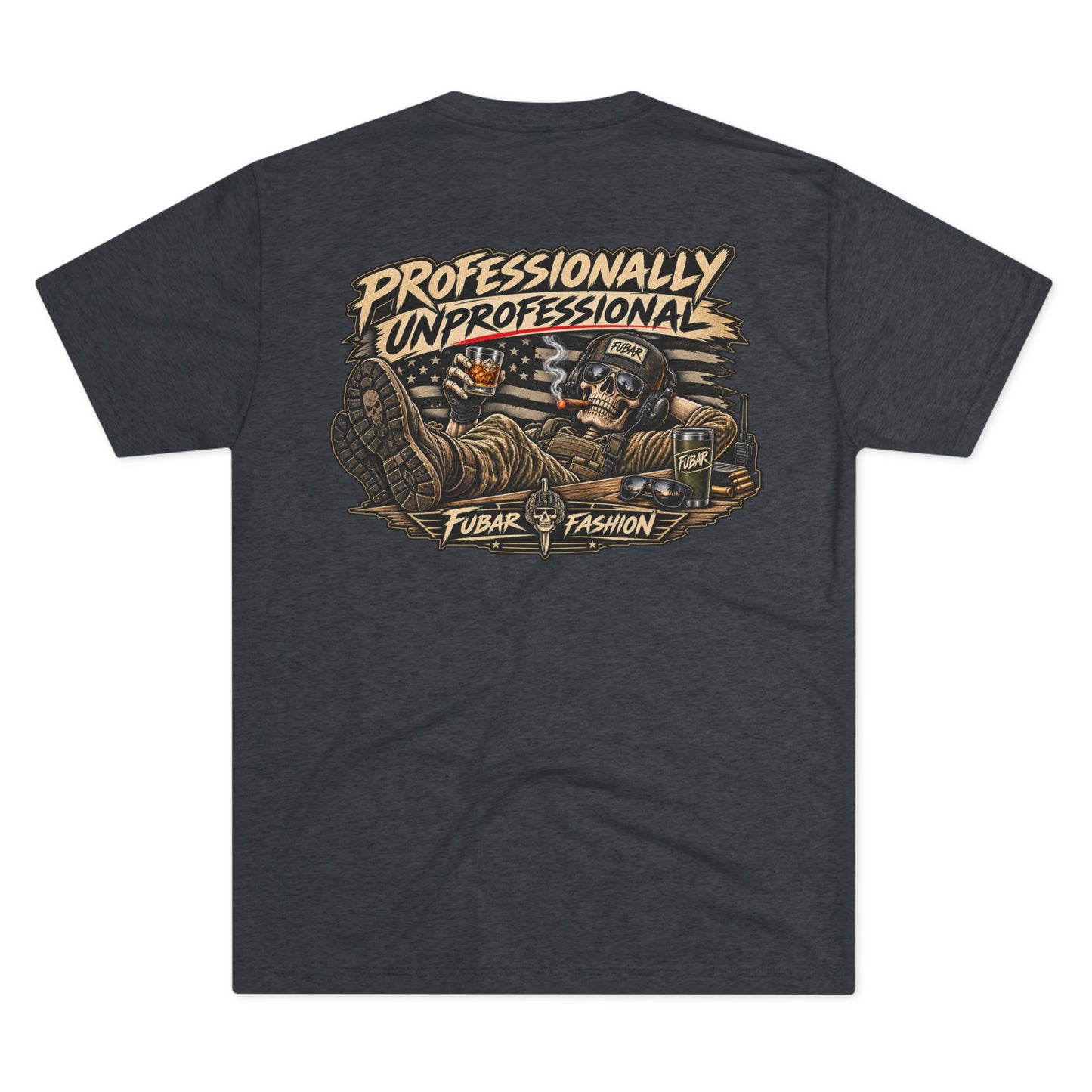 "Professionally Unprofessional" Graphic Crew Shirt