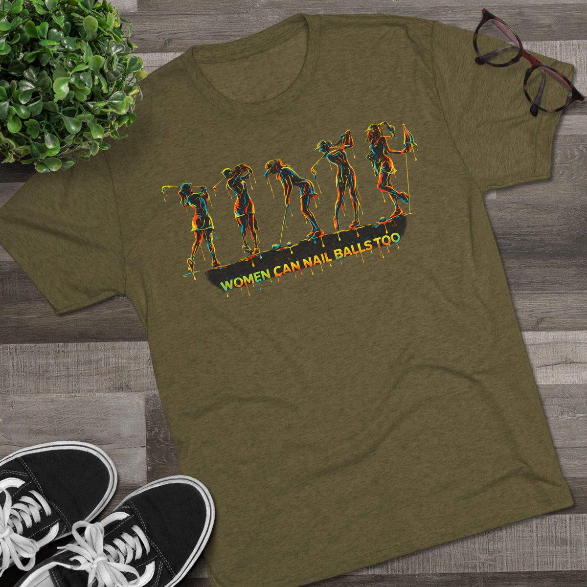 Women Can Nail Balls Tee