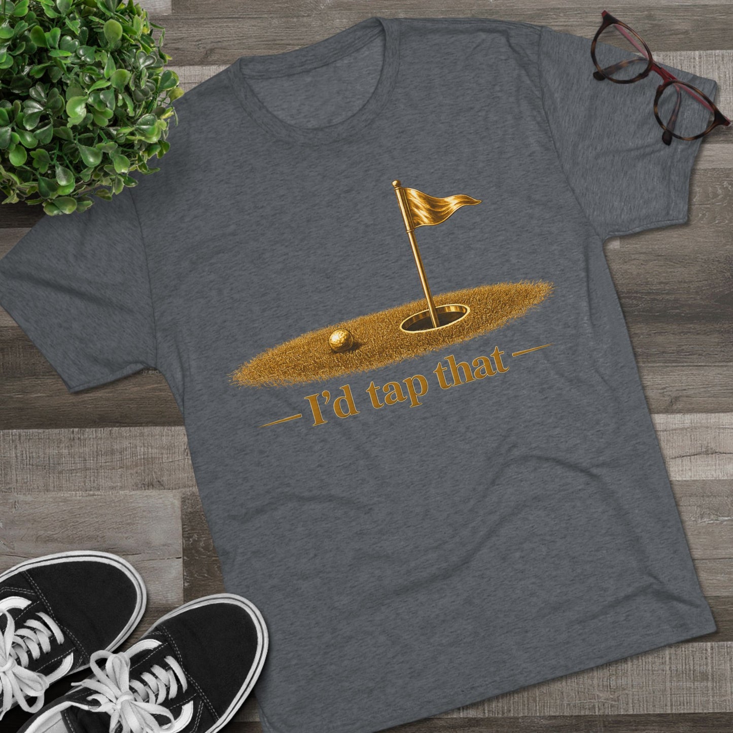 "I'd Tap That" with Skull Cigar FUBAR Back Graphic