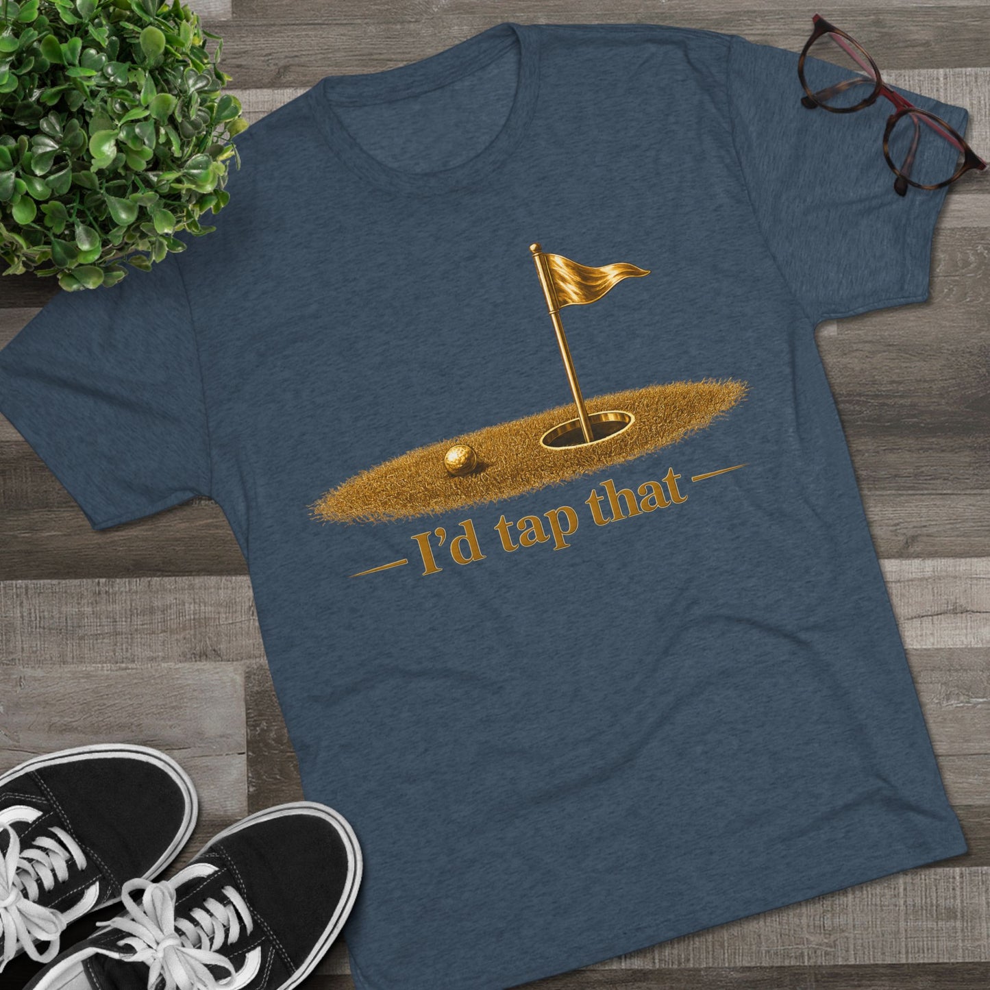 "I'd Tap That" with Skull Cigar FUBAR Back Graphic