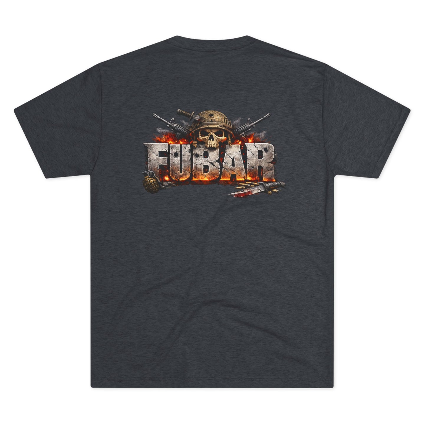 FUBAR Military Skull & Pin-Up Graphic Tee