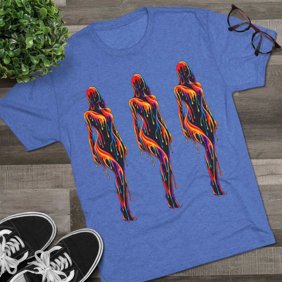 Neon Silhouette Front & American Flag “FUBAR” Back