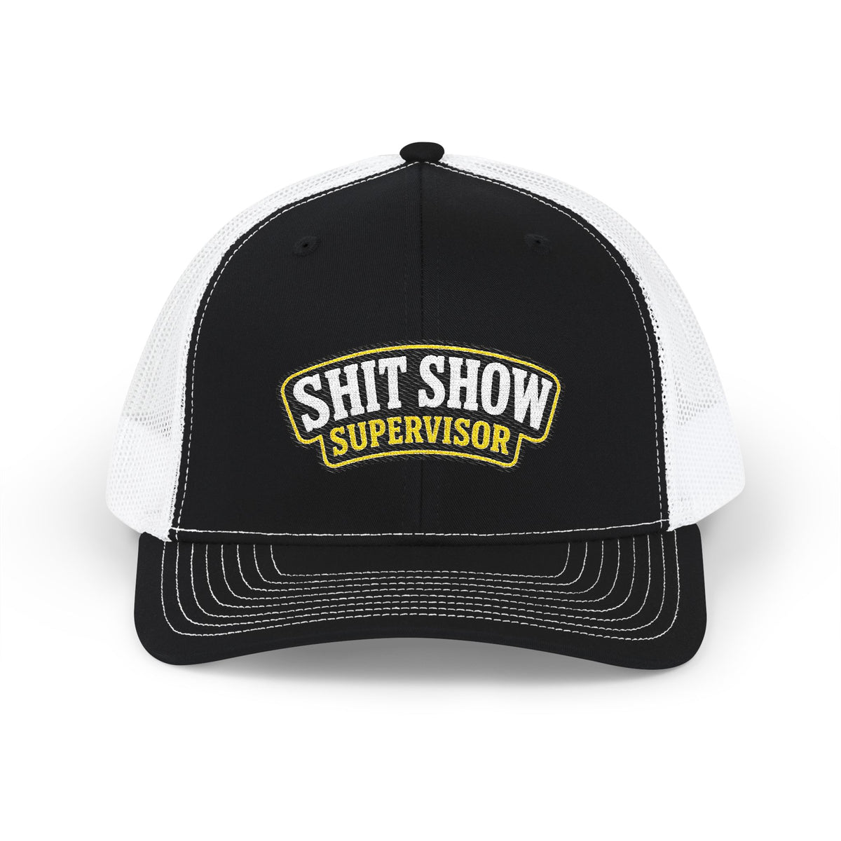 Richardson Trucker Cap — "Shit Show Supervisor" Embroidered