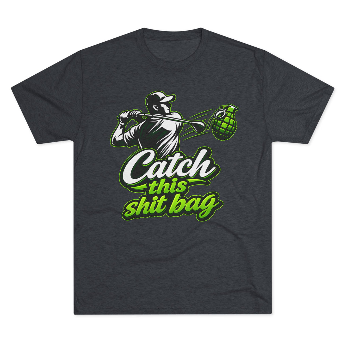 Catch This Shit Bag Baseball Tee