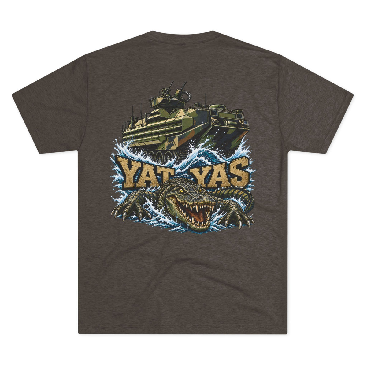 YAT YAS back-military shirt
