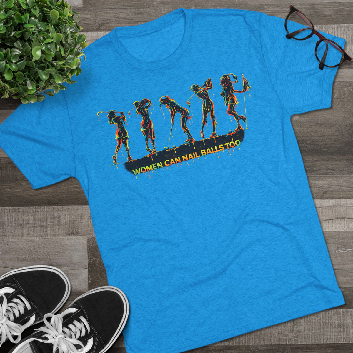 Women Can Nail Balls Tee