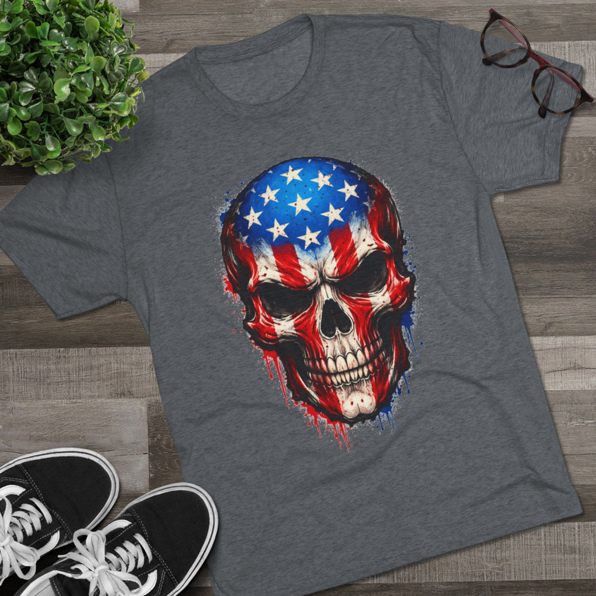 Patriotic Skull (T-Shirt)