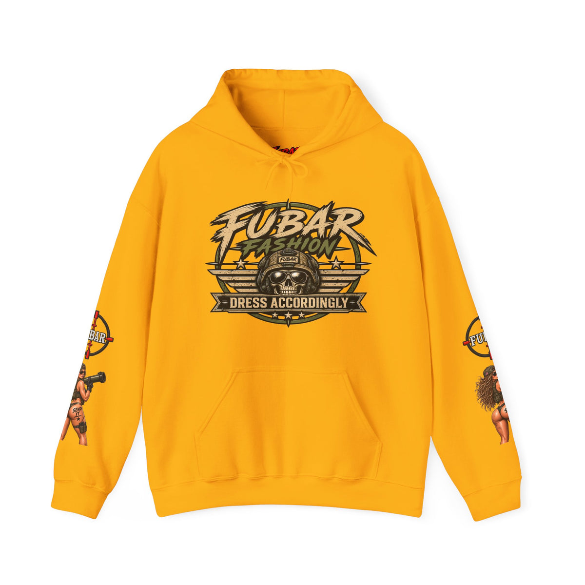 Disabled Veteran Hoodie — FUBAR Fashion "Dress Accordingly"