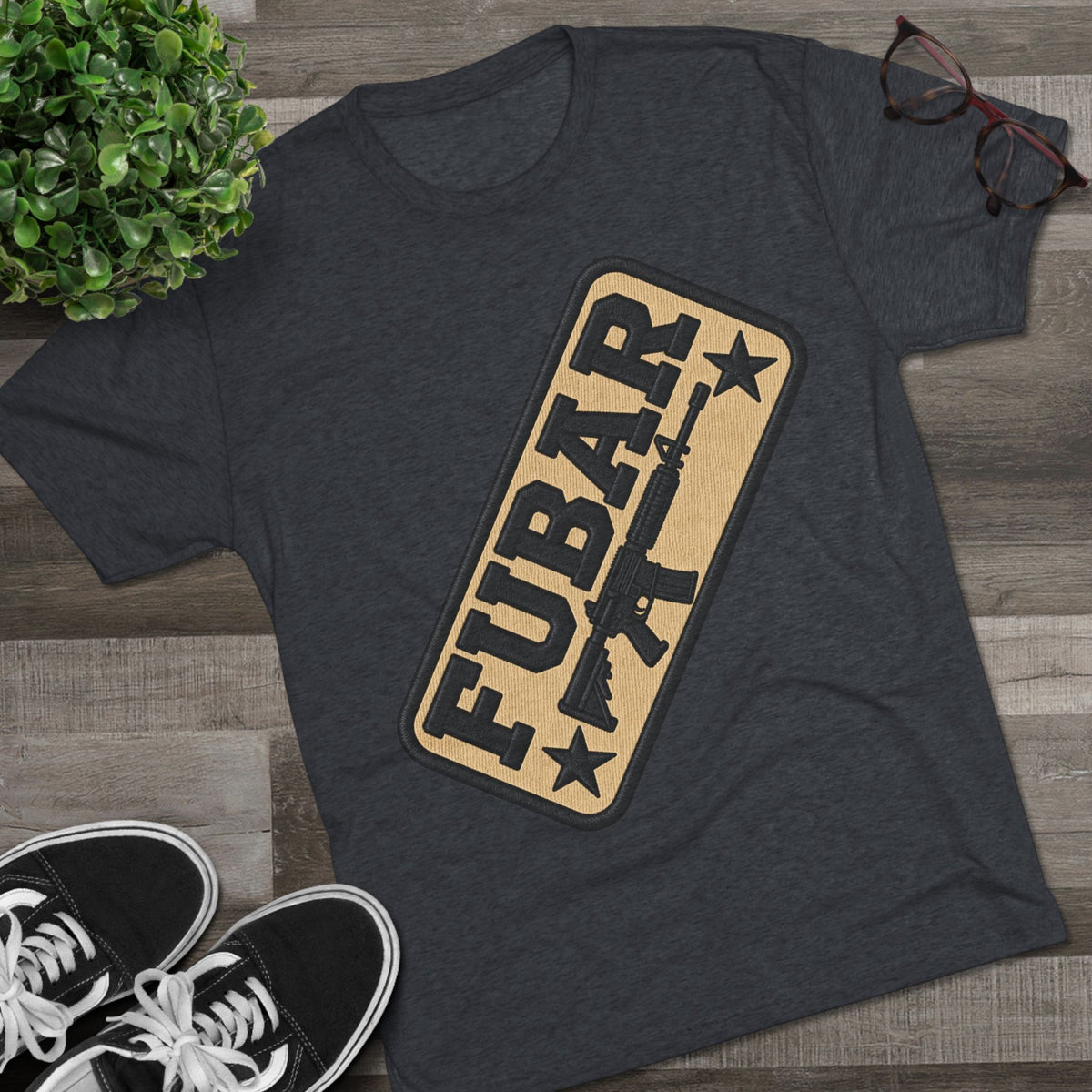Fubar Front-Support Our Troops Pinup on Back