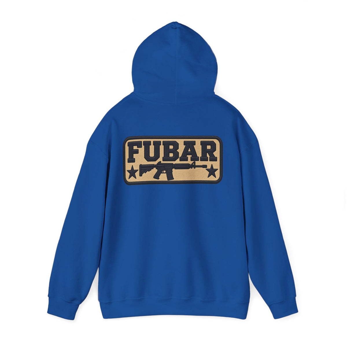 FUBAR Skull Hoodie – Tactical Skull & Rifle Graphic Pullover