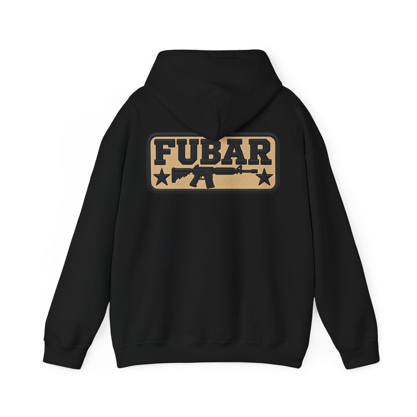 FUBAR Skull Hoodie – Tactical Skull & Rifle Graphic Pullover