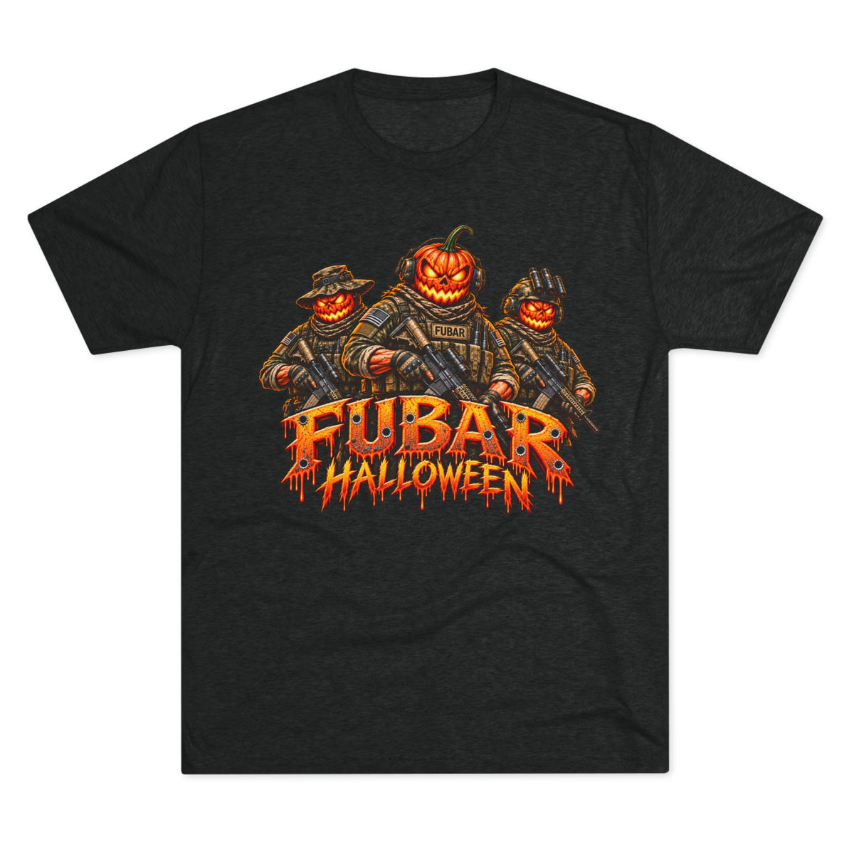 Halloween FUBAR Pumpkin Soldiers T-Shirt