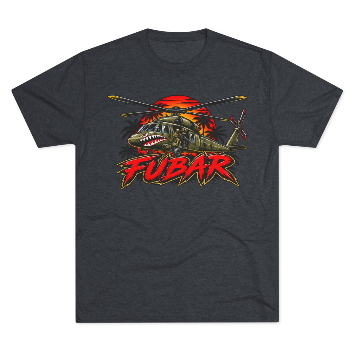 FUBAR Military Helicopter Tee