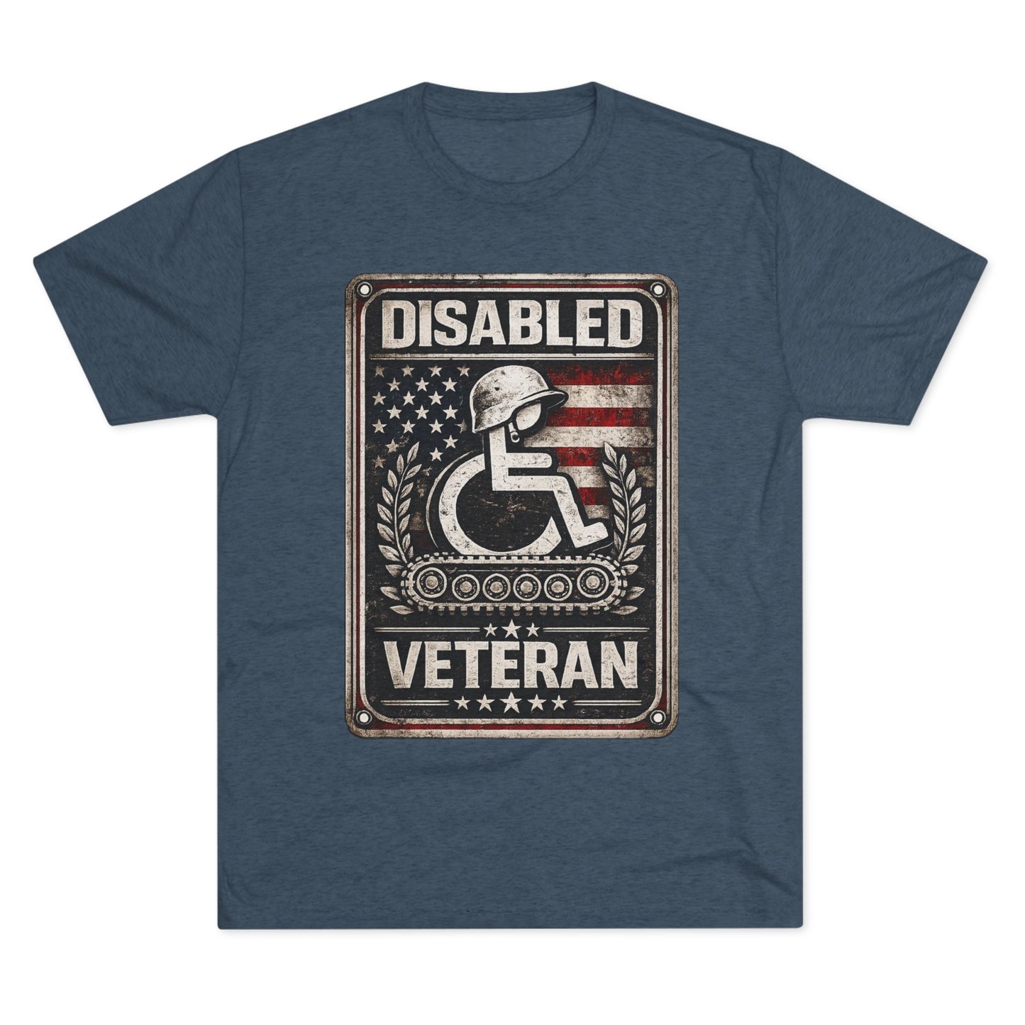 Disabled Veteran T-Shirt — I Say Random Offensive Shit” Back